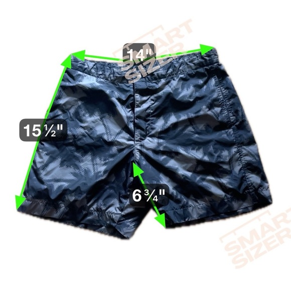 Uniqlo Dark Patterned Swim Shorts Men's S gently worn - Picture 6 of 7